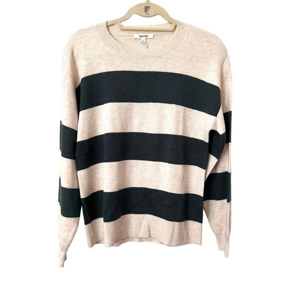 SPLENDID Ivy Cashblend Stripe Sweater NWT Sz Small - Picture 2 of 5